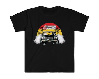 Buick Grand National Retro TROPICAL Sunset Cotton Tee T Shirt Turbo GNX