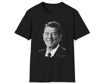 Ronald Regan T-Shirt 40th President 80's Republican GOP 40 USA America