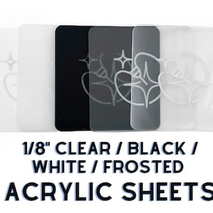 Cast Clear Acrylic Sheet for Laser Cutting & Engraving - 1/16 - 1, support  plexiglass transparent