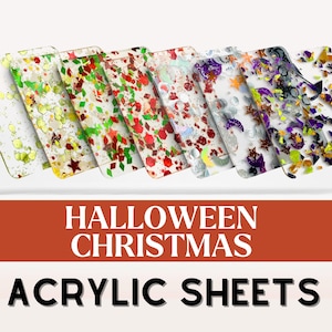 Kerstacrylplaat | Halloween acrylplaat | Pastel acrylverf | Lasersnijden | Plexiglas | Acrylplaat | Gegoten acryl