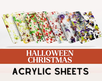 Christmas Acrylic Sheet | Halloween Acrylic Sheet | Pastel Acrylic | Laser Cutting | Plexiglass | Acrylic Sheet | Cast Acrylic
