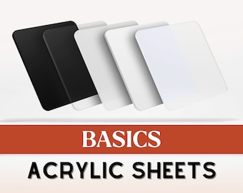 Acrylic Sheets | 3mm acrylic | Black Acrylic | White Acrylic | Pastel | Laser Cutting | Plexiglass | Acrylic Sheet | Frosted Acrylic