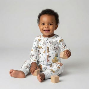 Adorable Disney Dogs Collection Zippy Romper, Lady and the Tramp Pluto Pongo 101 Dalmatians Apparel, Puppy Lover Baby Shower Newborn Gift
