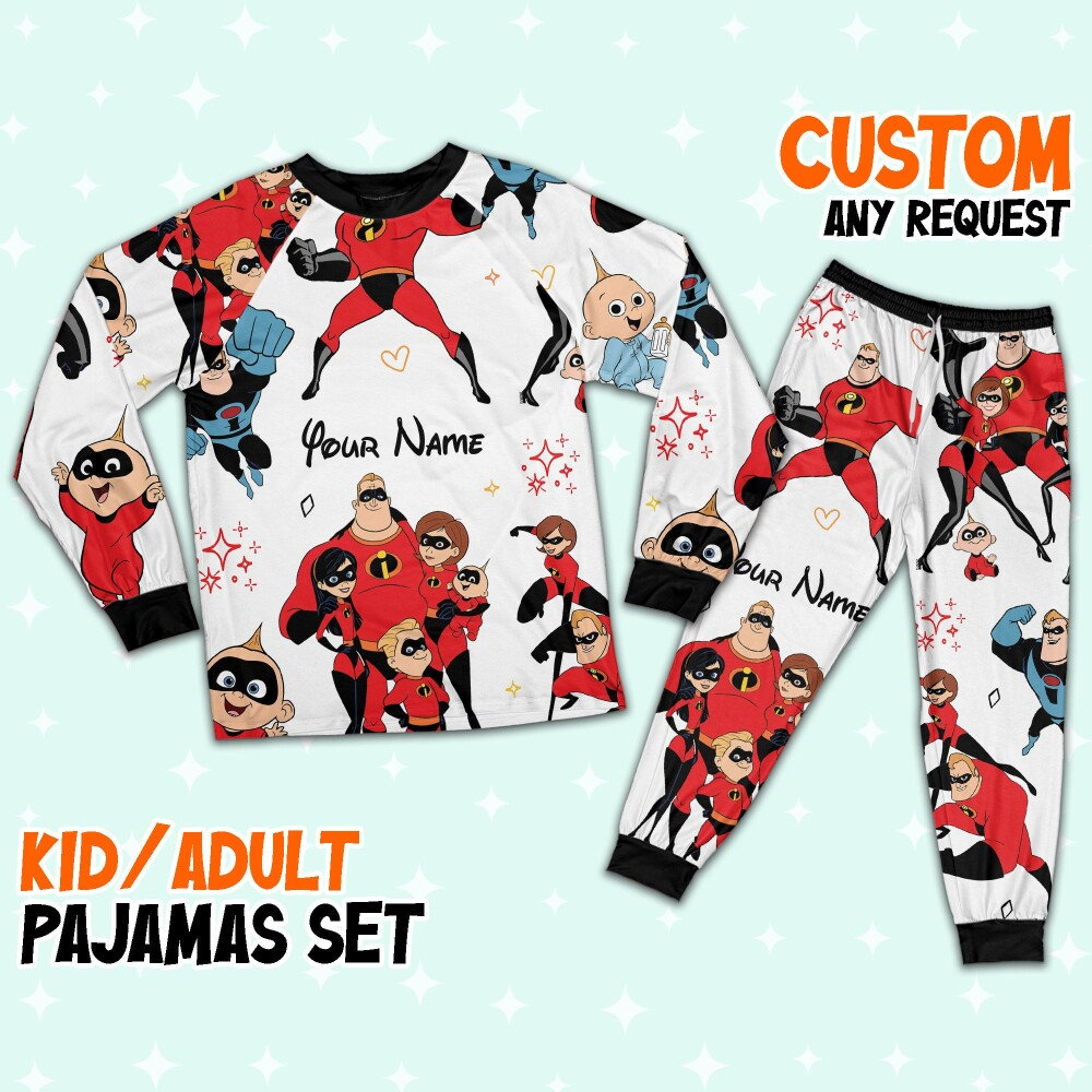 Incredibles Pajamas Etsy Canada