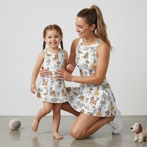 Adorable Disney Dogs Activewear Set, Pawsitive Pluto Lady Tramp Skort Outfit, Animal Kingdom Summer Vacation Mothers Day Dog Mom Gift