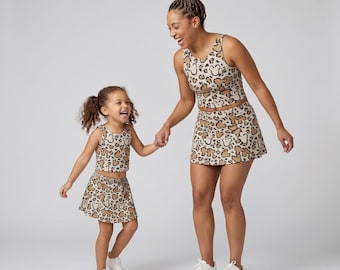 Vibrant Mickey Mouse Safari Leopard Activewear Set, Explorer Skort Outfit, RunDisney Animal Kingdom Vacation Summer Birthday Gift Idea 2026