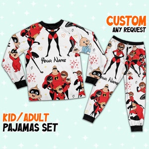 Disney incredibles pajamas hotsell