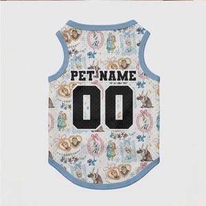 Elegant Custom Frozen Dog Shirt Matching Owner Coquette Bow White Pet Outfit Personalized Elsa Anna Vacation Tee Cute Disney Puppy Jersey image 6
