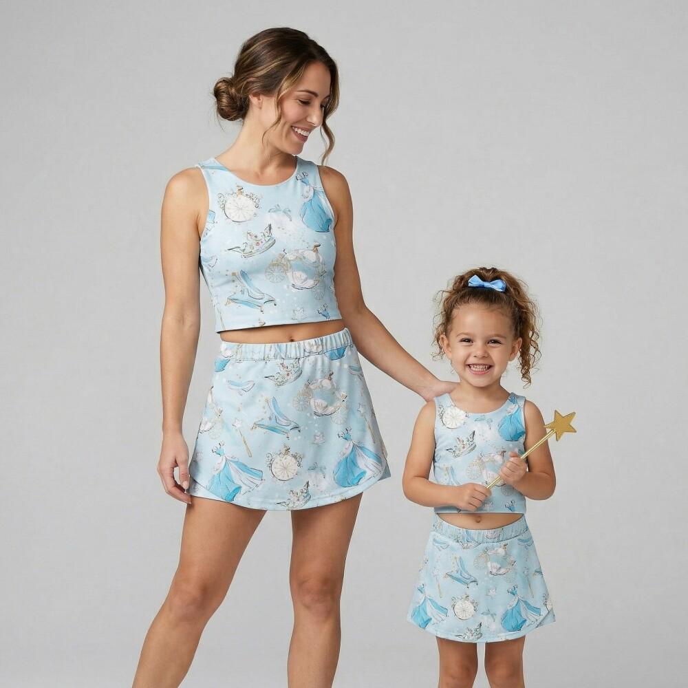 Discover Enchanted Fairytale Mommy and Me Activewear, Hand Drawn Cinde Carriage Outfit, Mother's Day Gift 2026, runDisney Princess Gear