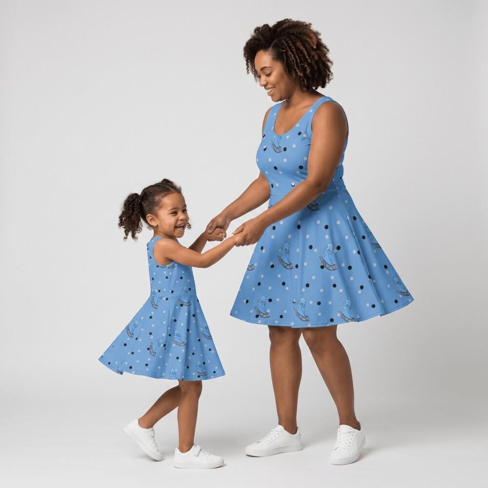 blue polka dot dress costume Halloween New Amazon European Style while the skirt falls Ready to wear wedding dress Rental Days:4 Days