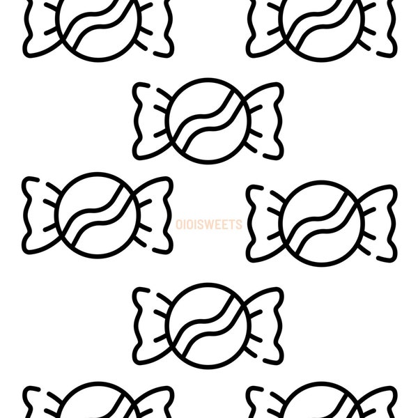 Candy shape macaron template, Valentines day gift, halloween macaron template, macaron sheet