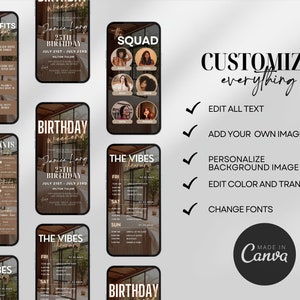 Digital Travel Itinerary, Itinerary Template, Travel Itineray, Birthday ...