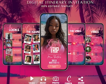 Reiseplan, Reiseplan Vorlage, Reiseplan, Geburtstagseinladung, Wochenend-Reiseplan, Digitaler Flugplan