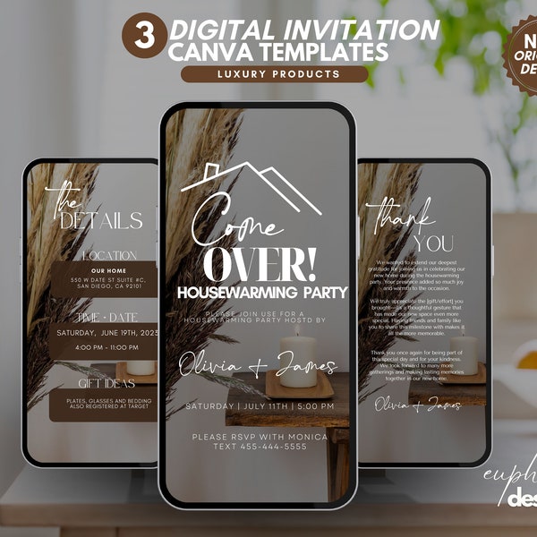 Housewarming Invite, Digital House Warming Invitation, New Home, housewarming party, House warming Invitation, New House, Welcome Home