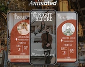 Rehearsal Dinner Invitation, Luxury Minimal Wedding Rehearsal Evite, Practice Makes Perfect, Dinner Invitation, Animated Digital