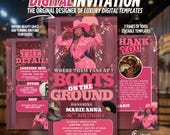 Girls Trip itinerary, itinerary template,  travel itineray, Birthday Weekend Invitation, Weekend Itinerary, Digital Schedule