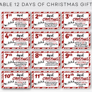 12 Days of Christmas Printable Gift Tags - Twelve Days of Christmas - –  Inkberry Creative, Inc.