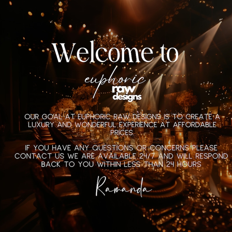 May include: Welcome to Euphoric Raw Designs, a company that creates luxury and wonderful experiences at affordable prices. Contact us 24/7 with any questions or concerns. Ramanda.