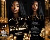Girls Trip itinerary, itinerary template,  travel itineray, Birthday Weekend Invitation, Weekend Itinerary, Digital Schedule