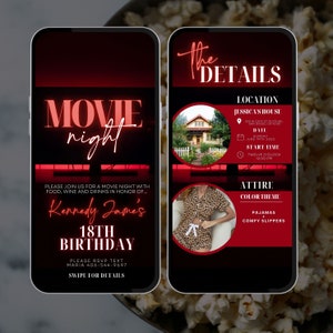 Digital Adult Pajama Party Invitation, Adult Slumber Party, Girl&#39;s Night in Invitation, Sleepover Party, Pajama Party Invite, tex evite
