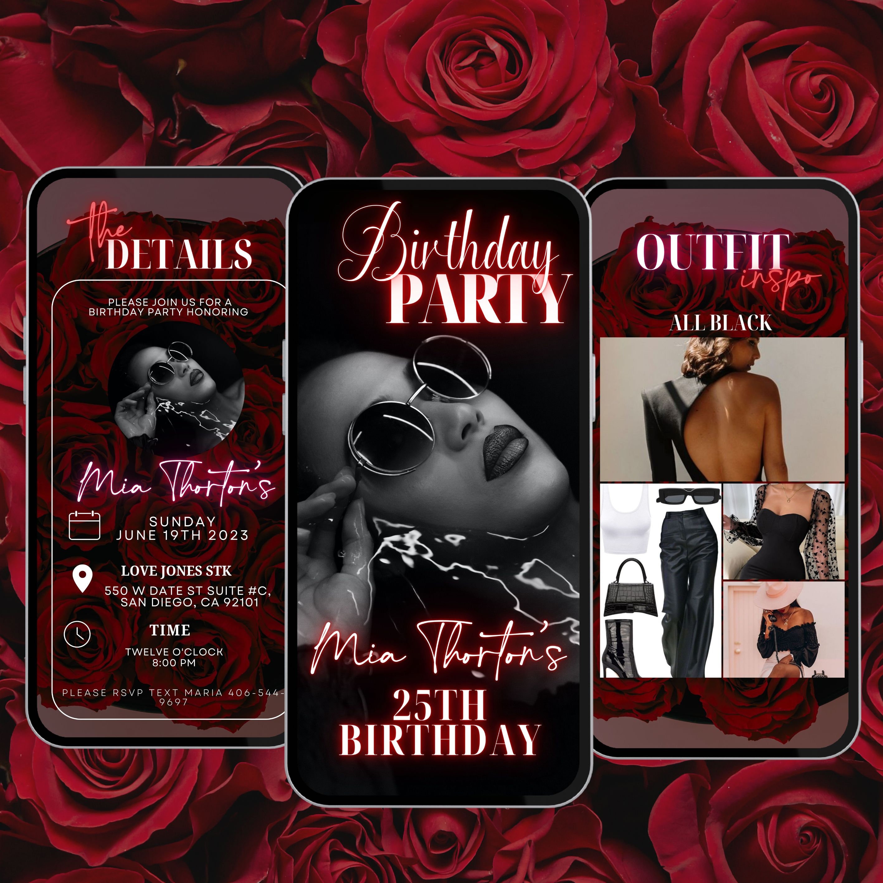 Electronic Birthday Invitation: Editable Adult Birthday Bash (digital) -  Etsy, image size:2835x2835