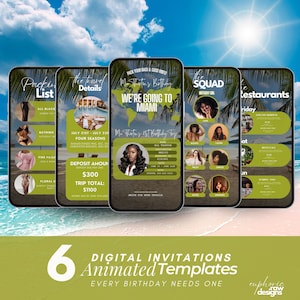 Girls Trip itinerary, itinerary template,  travel itineray, Birthday Weekend Invitation, Weekend Itinerary, Digital Schedule