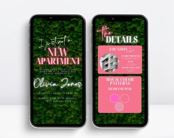 Apartment Warming Invitation, Welcome Home Digital Invite, New House Party Evite, Housewarming Party Template, New Home Celebration