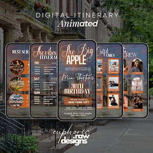 New York Travel Itinerary, Nyc itinerary, Birthday Weekend itinerary, Bachlorette itinerary, Travel itinerary template, Vacation Planner