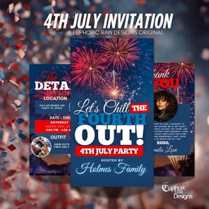4. Juli Einladung, lustige Sommer eVite, animierte Grill einladen, Pool-Party-Vorlage, Hinterhof-Grillparty, DIY bearbeitbar, Unabhängigkeitstagsparty