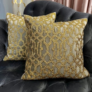 Jeweled throw pillows online