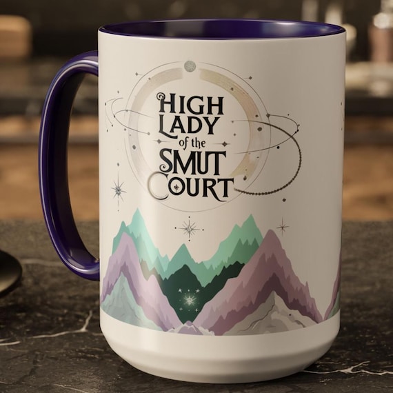 High Lady of the Smut Court Mug: Fantasy Book Lover Gift, Booktok Merch