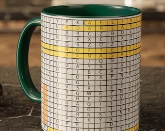 Taza con los nombres de Aelin Galathynius: sopa de letras, regalo literario del Trono de Cristal, taza de fantasía para lectores y fans de SJM