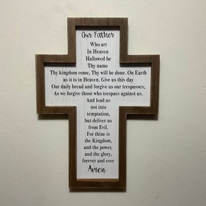 Lords Prayer Cross