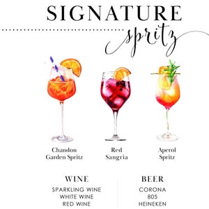 Menu drinków firmowych na wesela i imprezy specjalne