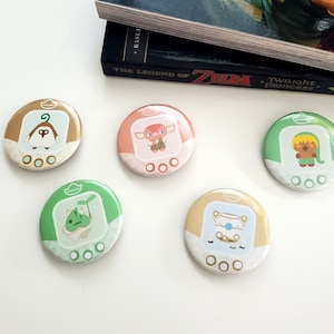 Zelda x Tamagotchi Inspired Pins