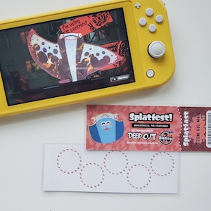 Splatoon 3 Big Man Splatfest Bookmark