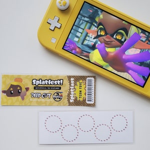 Splatoon 3 Frye Splatfest Bookmark