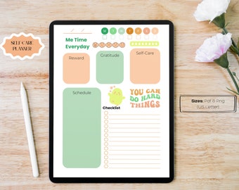 Self-care checklist, Wellness planner, Self-care planner, Self-care printable, Self-care tracker, Self-love planner, Selfcare planner, Pdf
