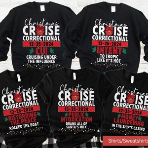 Personalized Christmas Cruise Crew Most Likely To shirt, Family Christmas Cruise shirt, Cruise Crew shirt, Very Merry Christmas shirts