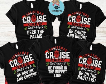 Personalized Christmas Cruise 2023 Shirt, Custom Family Christmas Cruise Shirt, Family Trip Shirt, Christmas Family Group Vacation Shirt