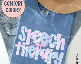 Speech Therapy Shirt Comfort Colors®, SLP Shirt, SLPA, Gift For Speech Therapist Shirt, Speech Language Pathologist, Speech Pathologist Tee