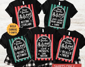 Funny Family Christmas Shirts, Group Matching Christmas Shirts, Custom Family Holiday Party Tee
