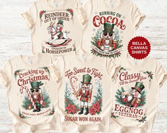 Matching Family Christmas Shirts, Cookie Baking Crew Shirt, Nutcracker Christmas Outfits, Funny Group Christmas Tshirts, Holiday Tshirts