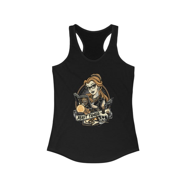 beast tamer princess punk and tatto balle Women's Racerback Tank