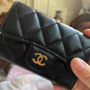 flap card holder chanel