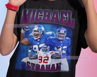 Camiseta unisex vintage de Michael Strahan, camiseta vintage de Michael Strahan para él y para ella, sudadera de Michael Strahan, envío exprés disponible