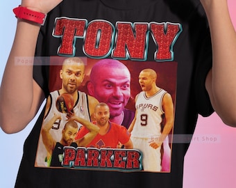 Tony Parker Vintage Unisex Shirt, Vintage Tony Parker TShirt Gift For Him and Her, Best Tony Parker SweatShirt, Express Shipping Available