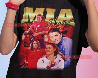 Mia Hamm Vintage Unisex Shirt, Vintage Mia Hamm TShirt Gift For Him and Her, Best Mia Hamm SweatShirt, Express Shipping Available
