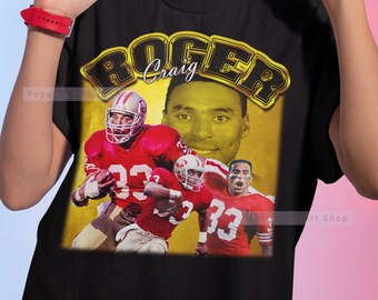 Roger Craig vintage uniseks shirt, vintage Roger Craig T-shirt cadeau voor hem en haar, beste Roger Craig-sweater, expresverzending beschikbaar