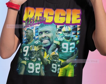 Reggie White Vintage Unisex Shirt, Vintage Reggie White TShirt Gift For Him and Her, Reggie White SweatShirt, Express Shipping Available